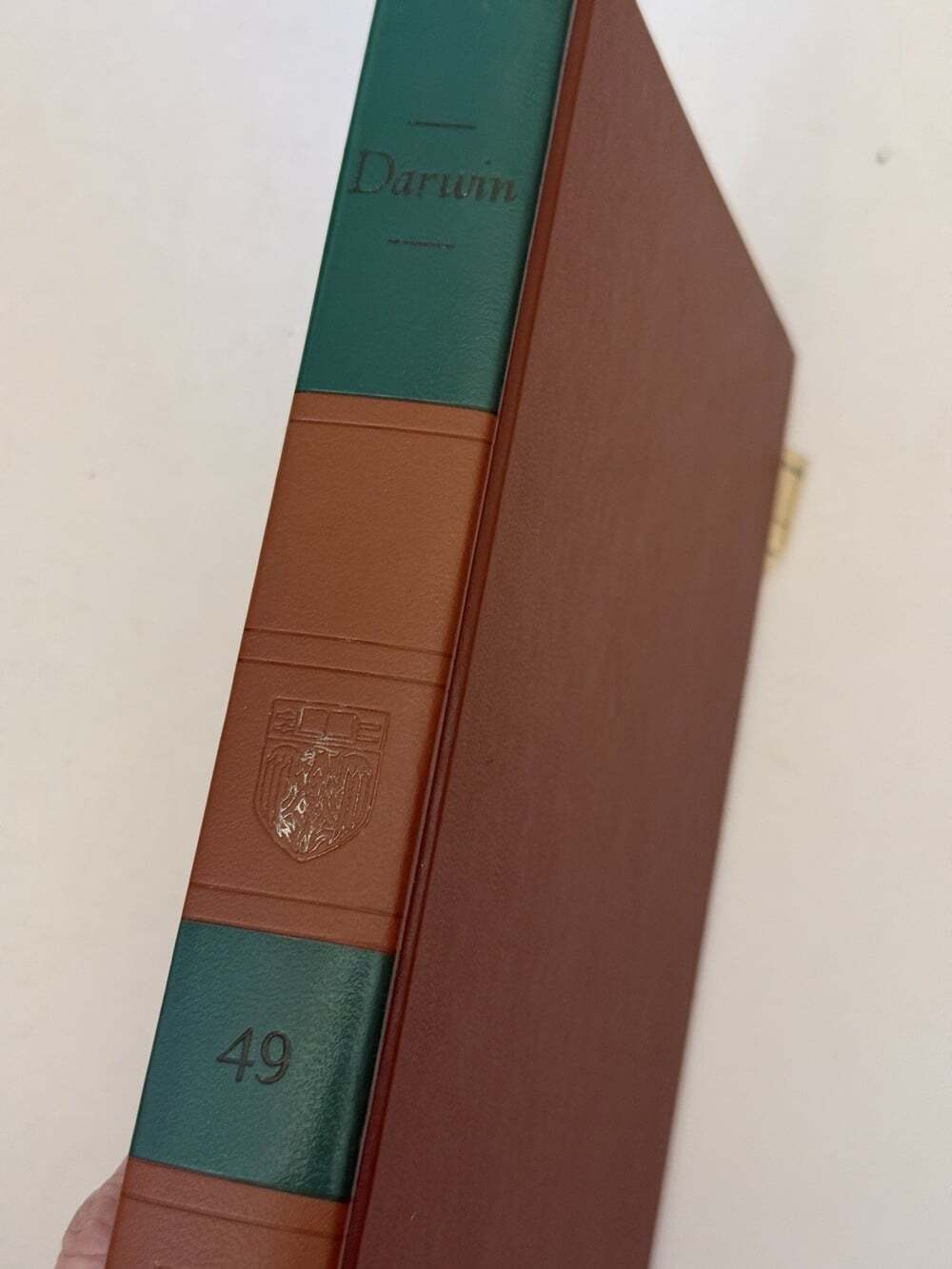 Britannica Great Books Of The Western World Volume 49 Darwin leather bound